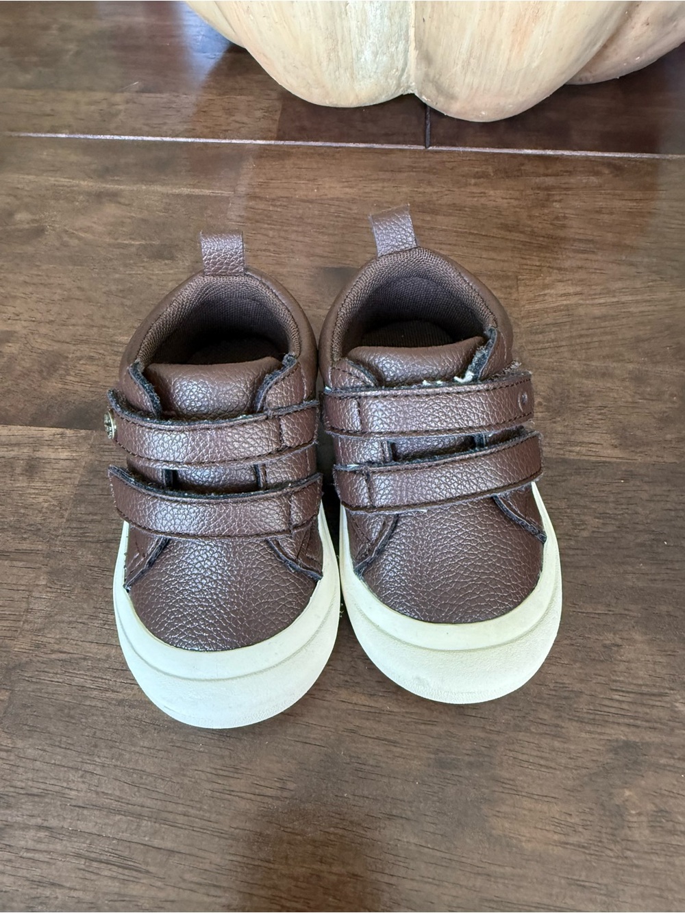 Kids Bearpaw Brown Velcro Casual Shoes - Size 4